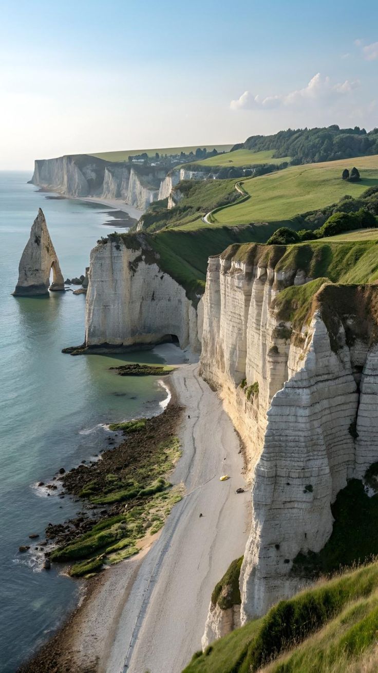 France, Normandy - Coastal Cliffs, Natural Romantic