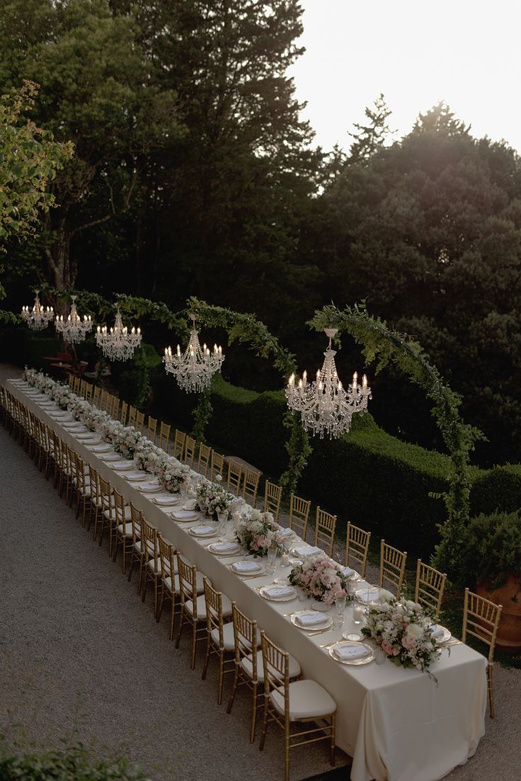 Italy, Tuscany - Garden Reception, Old Money