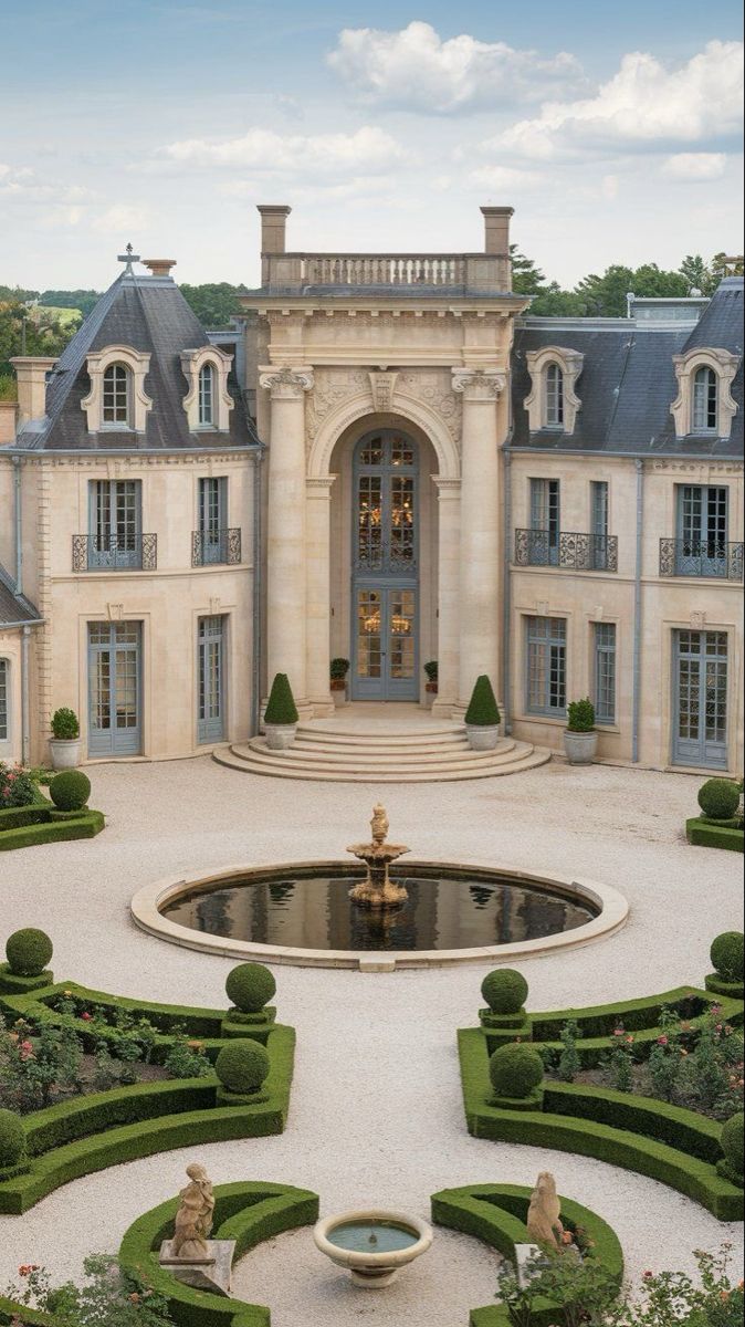 France - Château Estate, Formal Garden