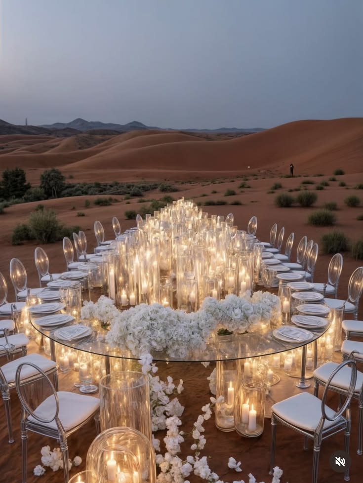 Desert — Candlelit Luxury Reception