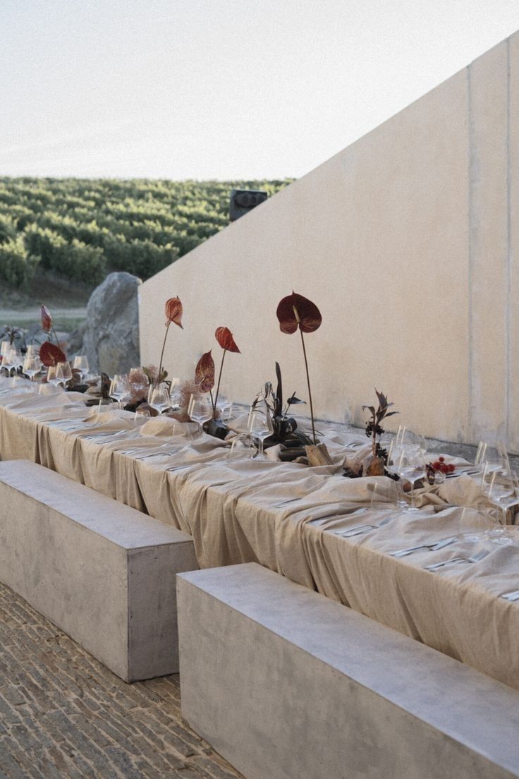 Modern Vineyard Estate — Minimalist Architectural Dinner