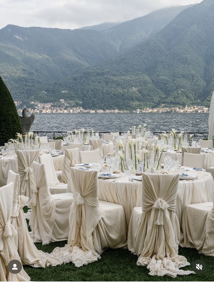 Lake Como — Romantic Monochrome Reception