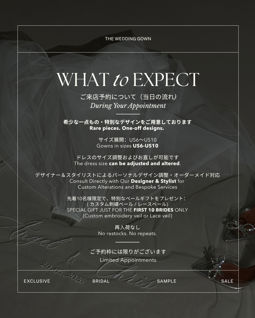 Tokyo Pop-up Event ☆ 25-26 July 2026