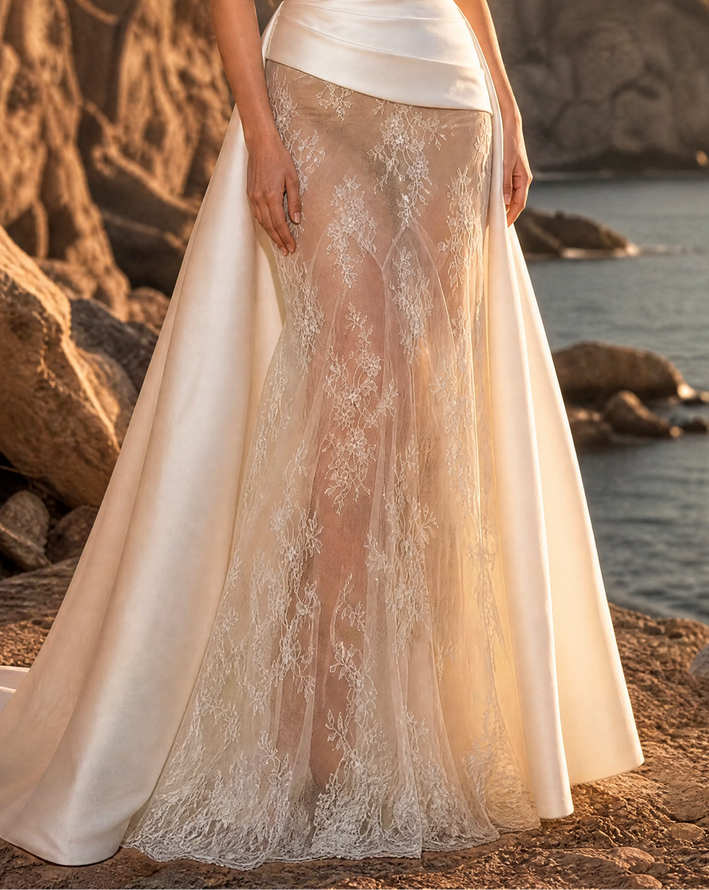 Long Lace Skirt Bottom