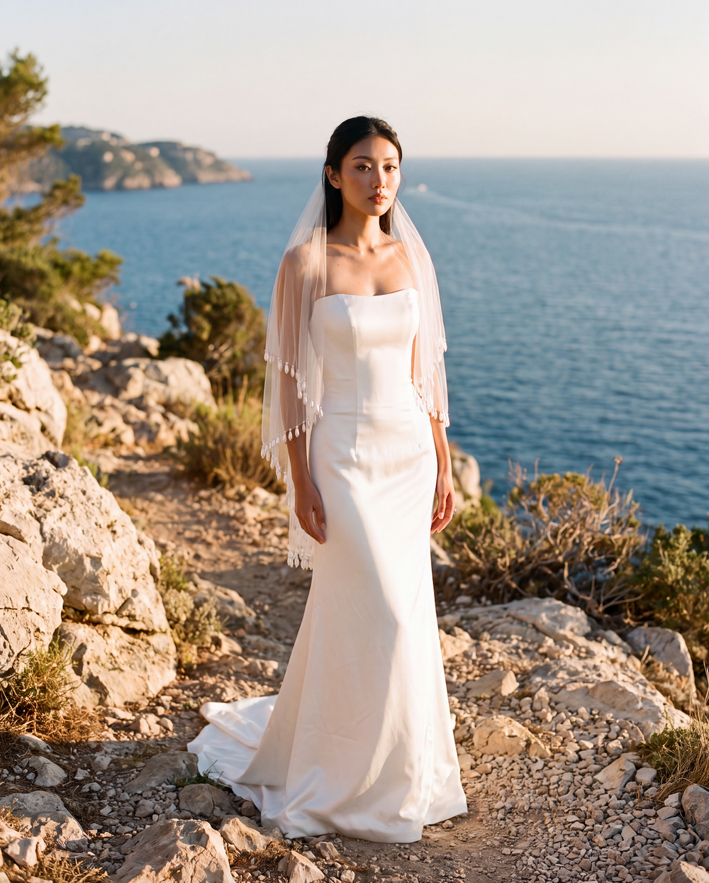 Pearl Edge Veil