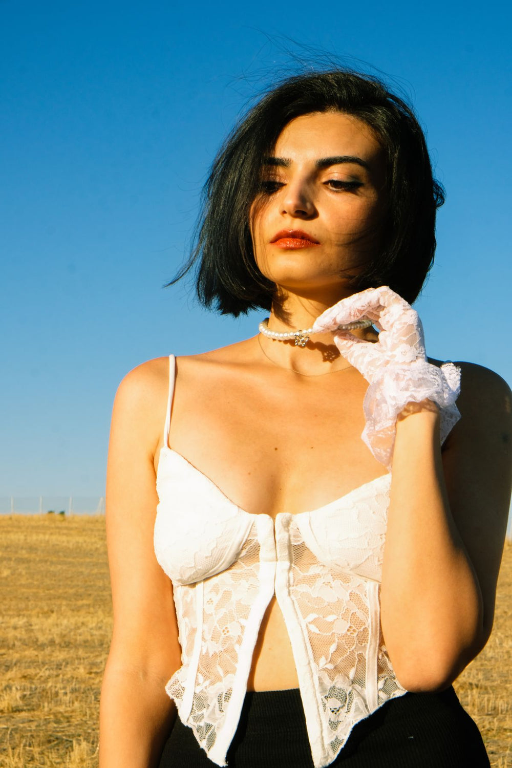 Lace Corset Top