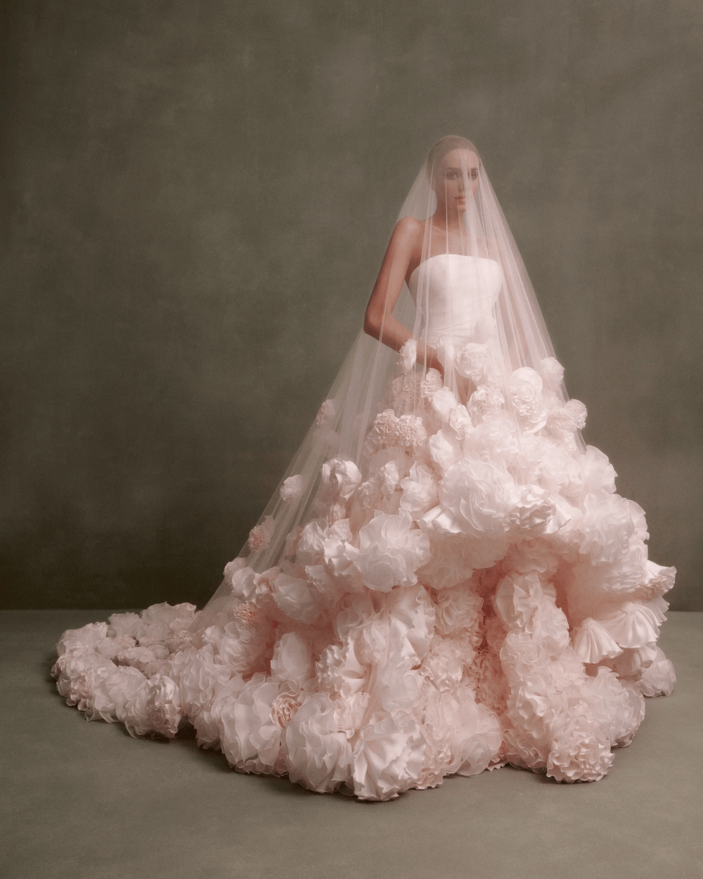 Front with veil